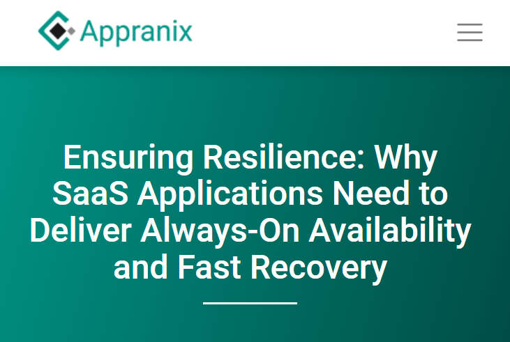 To deliver resilient #SaaS applications, providers must be able to deliver rapid, near-instantaneous recovery times to meet these expectations and remain competitive.  Read more zurl.co/rQqG 

 #CloudDR #DisasterRecovery #Backup #ApplicationResilience