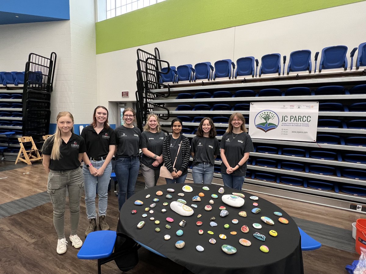 jc_parcc's tweet photo. This weekend some of our class was able to attend the Rotary District 6710 Conference. We presented our project and progress to the various clubs of the district, gave them a tour of the green space, and got to meet with rotarians and community members impacted by the tornado. https://t.co/WIV9AUk0OY