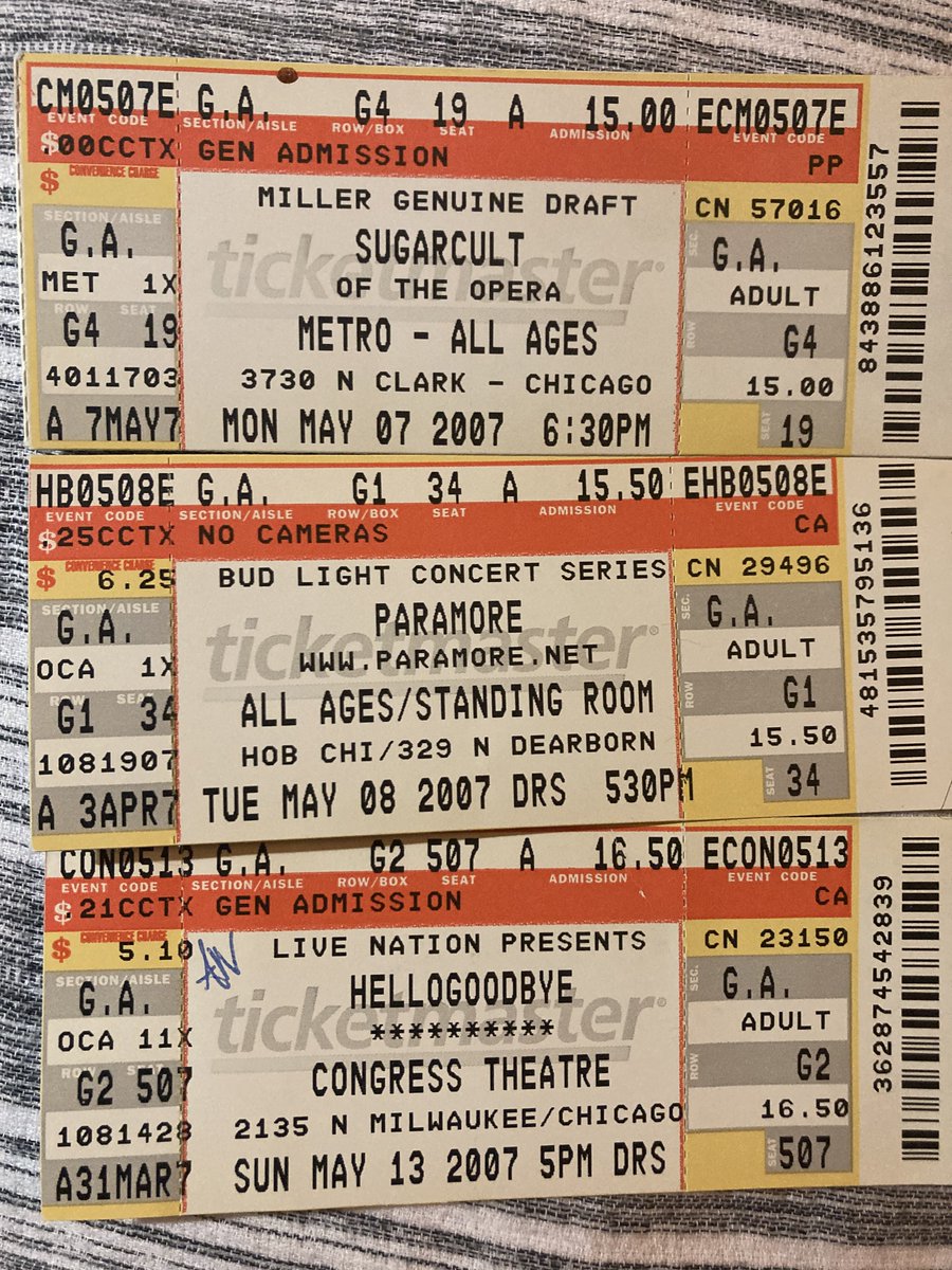 colin (@iloveblink182) on Twitter photo 16 years ago this month i saw <a href="/Sugarcult/">SUGARCULT</a>, 1997, The Secret Handshake, <a href="/paramore/">paramore</a>, <a href="/HoustonCalls/">Houston Calls</a>, This Providence, Wax On Radio, <a href="/itshellogoodbye/">hellogoodbye</a>, <a href="/thehushsound/">The Hush Sound</a>, <a href="/TheRocketSummer/">Bryce Avary</a>, & boyslikegirls ALL for under 50 dollars within the same week. 16 years ago this month i saw <a href="/Sugarcult/">SUGARCULT</a>, 1997, The Secret Handshake, <a href="/paramore/">paramore</a>, <a href="/HoustonCalls/">Houston Calls</a>, This Providence, Wax On Radio, <a href="/itshellogoodbye/">hellogoodbye</a>, <a href="/thehushsound/">The Hush Sound</a>, <a href="/TheRocketSummer/">Bryce Avary</a>, & boyslikegirls ALL for under 50 dollars within the same week.