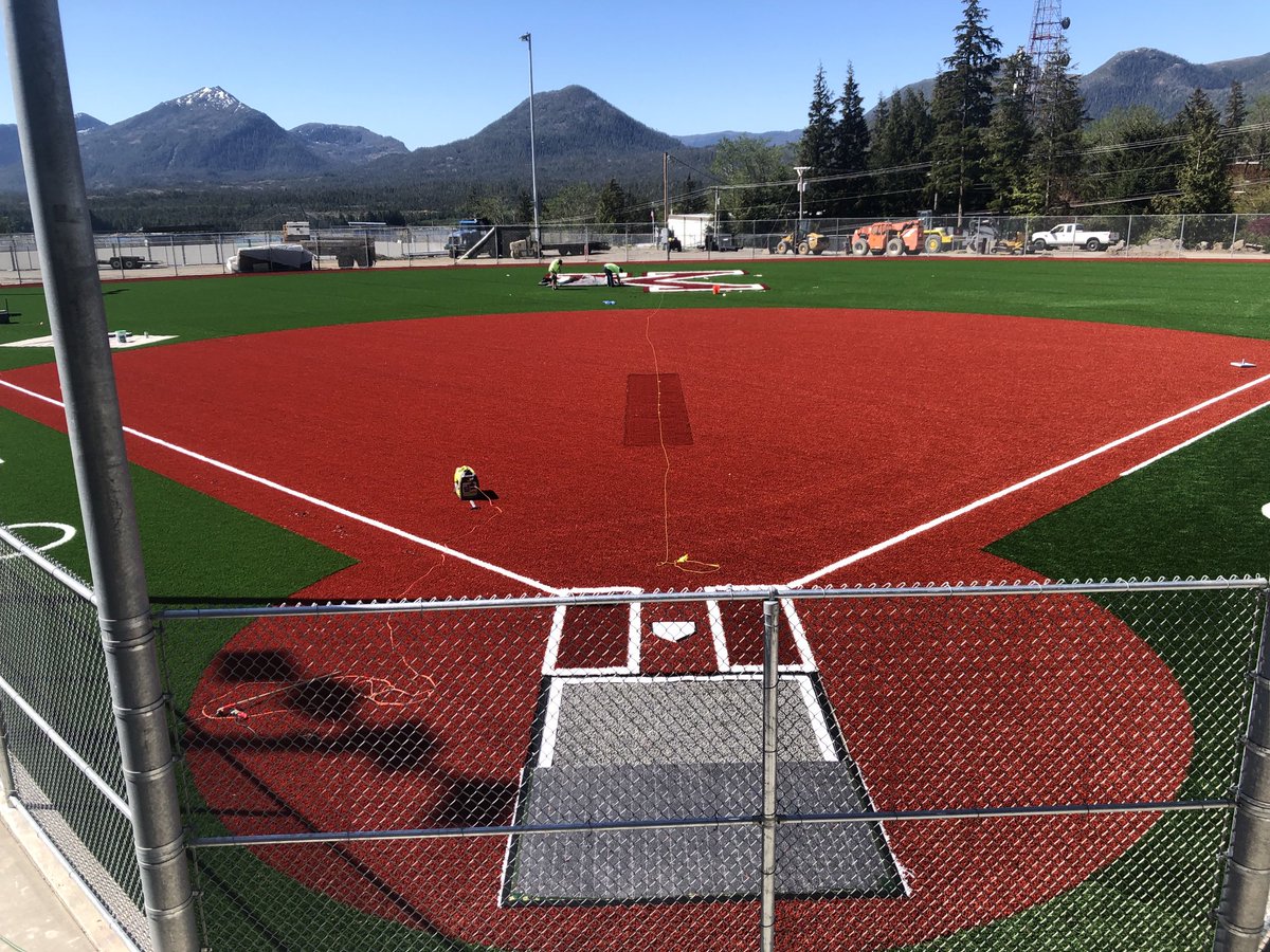 Ketchikan’s new turf softball field taking shape!