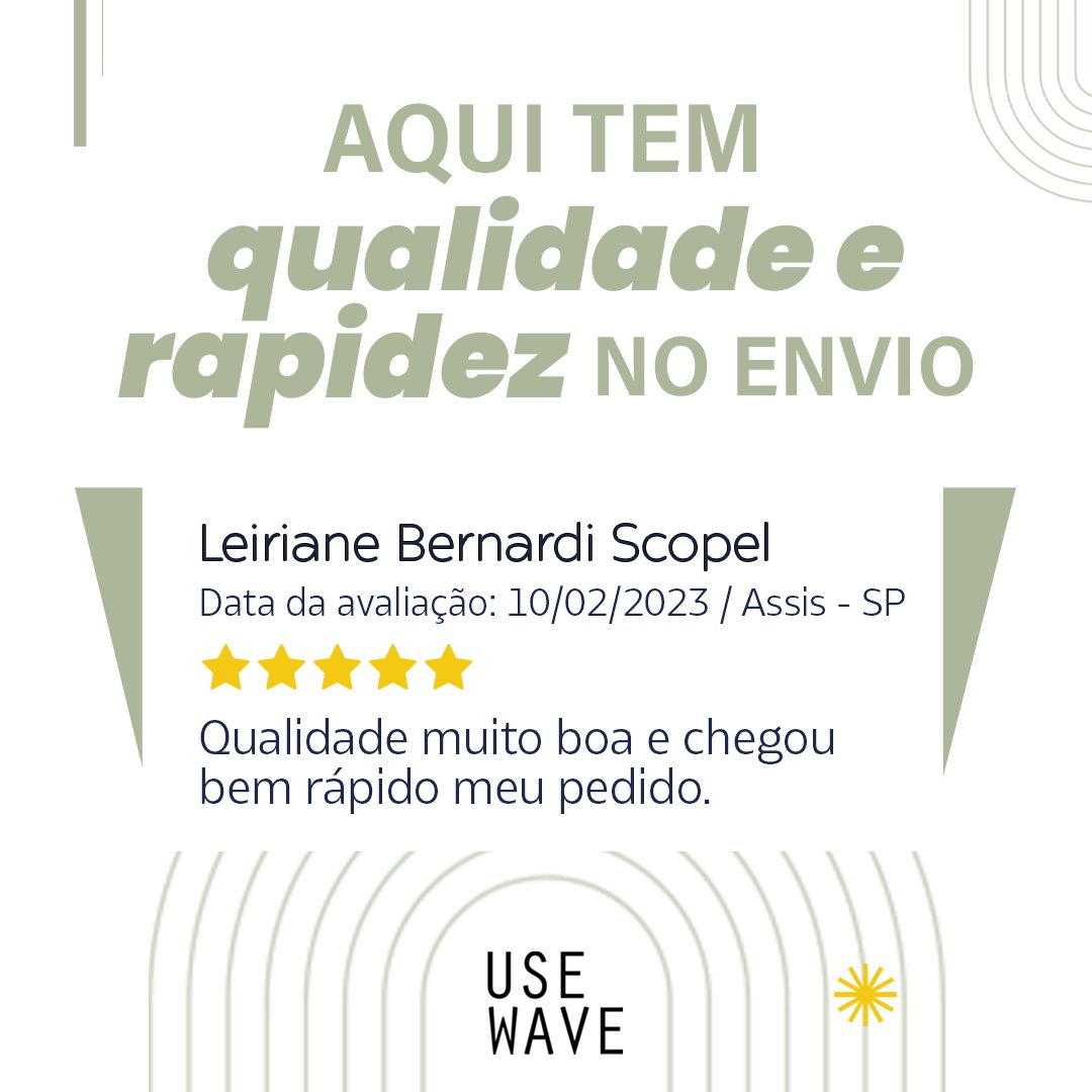 UseWaveStore's tweet image. Aqui na UseWave, a opinião dos nossos clientes é extremamente valiosa!😉

Nosso principal objetivo é oferecer produtos de alta qualidade e seguros pra os pequenos, com atendimento humanizado pra te ajudar na hora da compra.☺

🛍Acesse usewave.com.br.
#avaliaçãodocliente