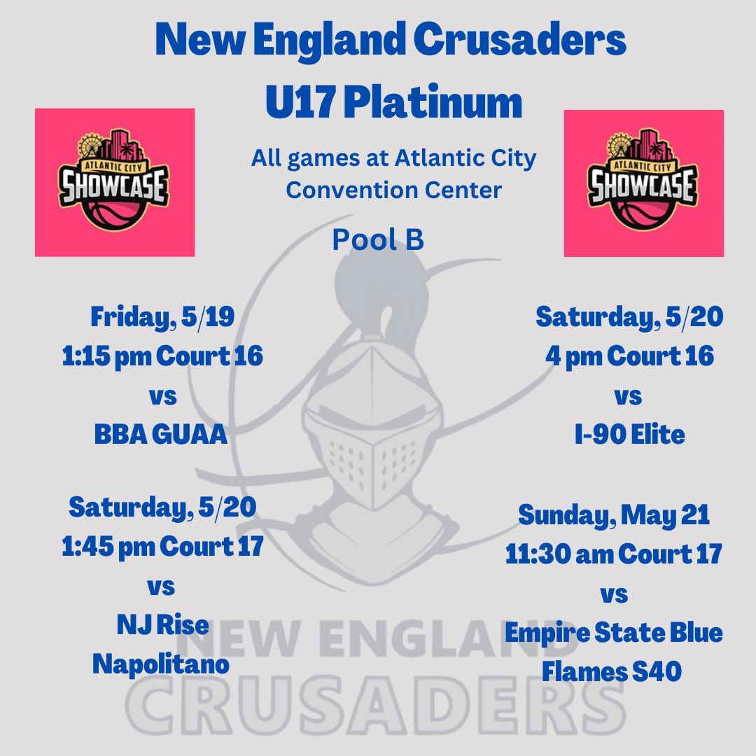 U17 Crusader Platinum getting ready for AC .. #letsgo