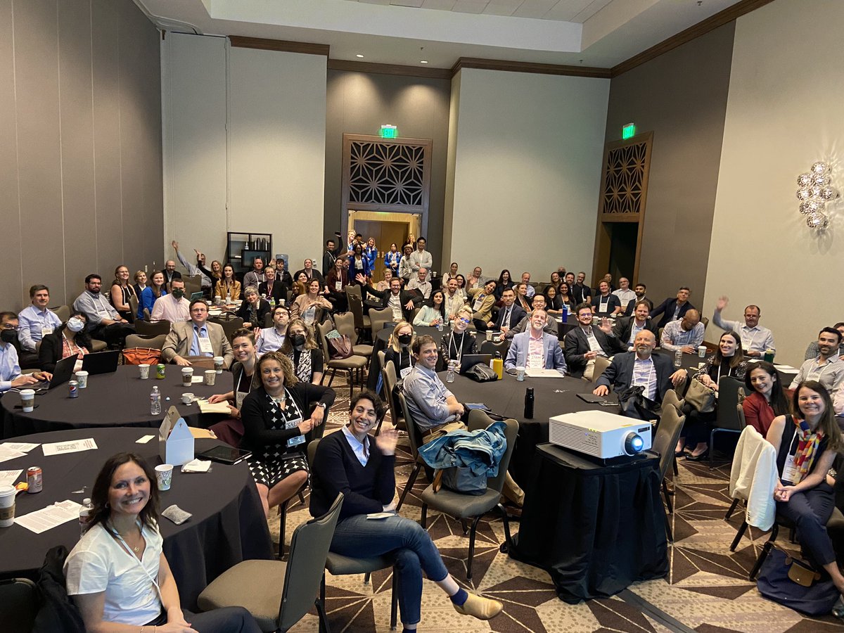 That’s a wrap! A 10-year research agenda for Precision Emergency Medicine was born at today’s #SAEM23 Consensus Conference, through hard work, strategic thinking, and expert contributions. Look at that audience attrition (none!) at hour 8. Packed house. All the feelings.