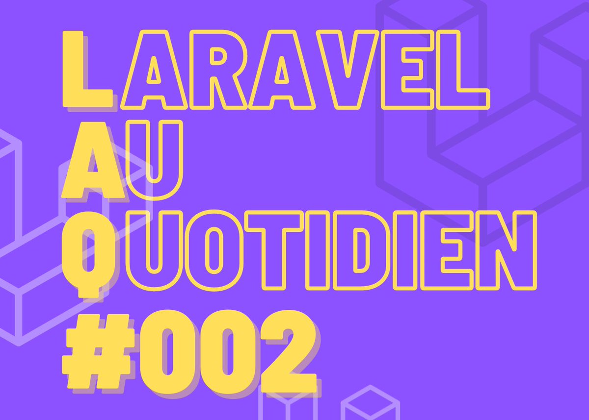 happytodev's tweet photo. Dans le #LAQ ๐ #Laravel au quotidien nยฐ002, tu retrouveras :
- @laravelnews #livewire #toaster
- @JustSteveKing #Laravel #Security #Middleware
- @romalyt #scramble
- @jordankdalton #SpoolUp #Zapier
- @AshAllenDesign #book #affiliate
https://t.co/oAyvBa5ynr https://t.co/sz2ZiuI2ST