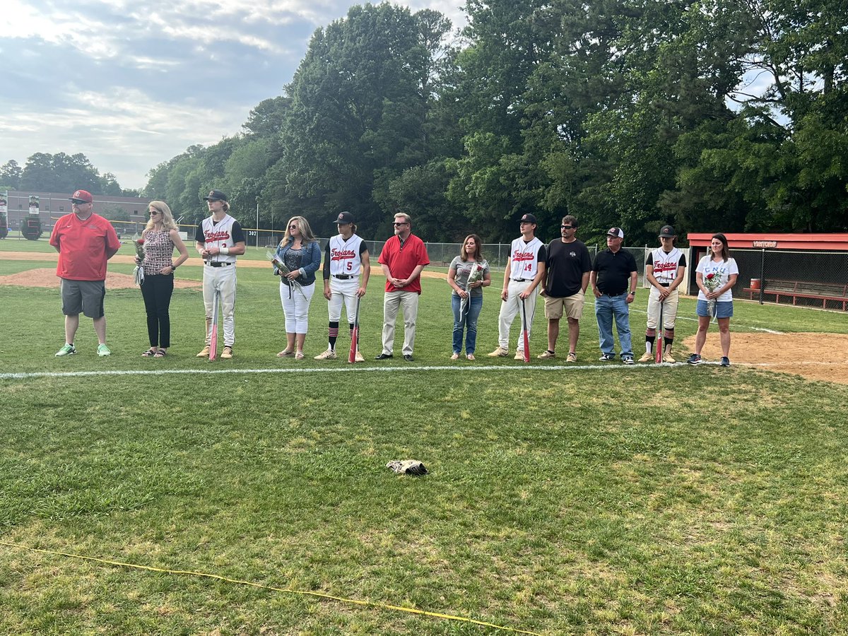 Congratulations to baseball seniors Trey Christman, Wilson Estep, Joey Masiak, and Ryan Terrell! With their 13-0 win today they advance to the state semifinal game Thursday at 7pm at Shepherd Stadium!