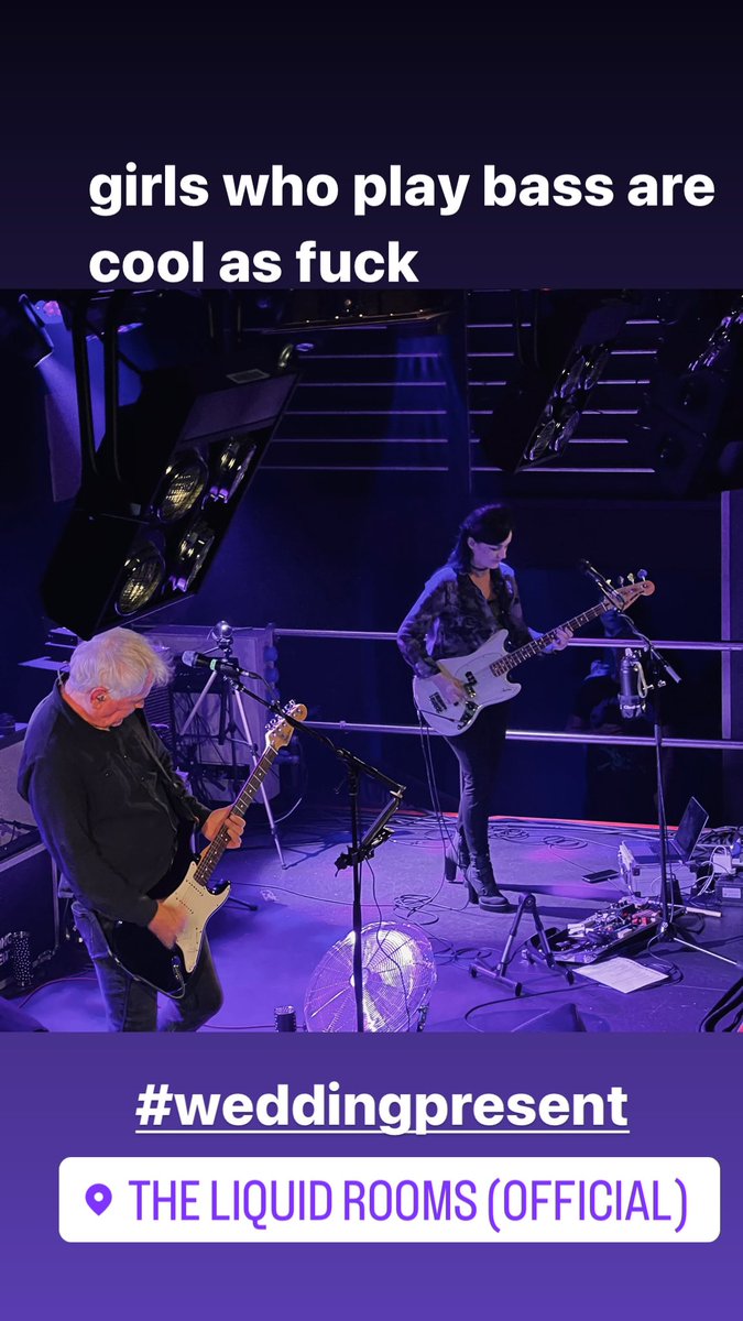 JayScally's tweet image. Yes they are. What a gig @weddingpresent #liquidrooms #Edinburgh