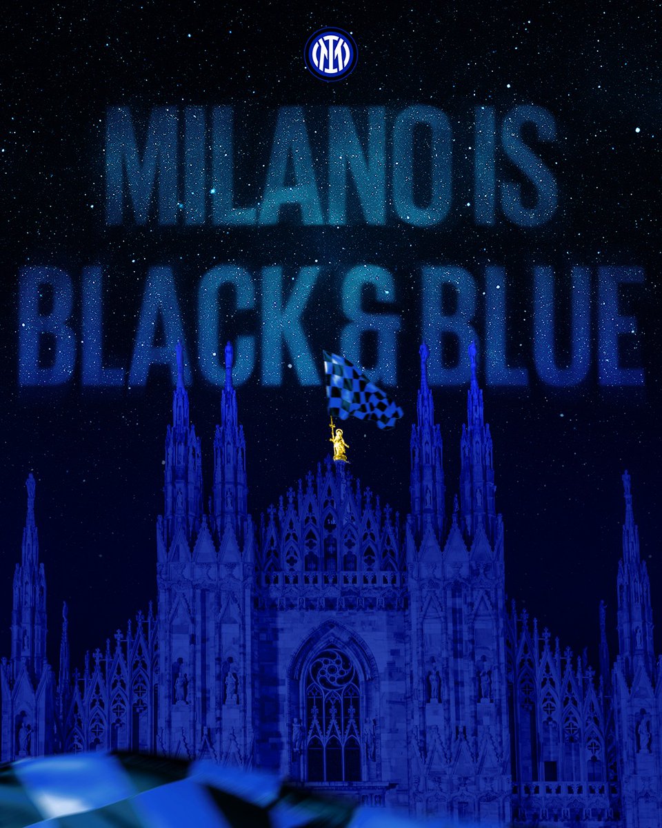 Inter's tweet image. Milano siamo noi. 

#ForzaInter #InterMilan #UCL