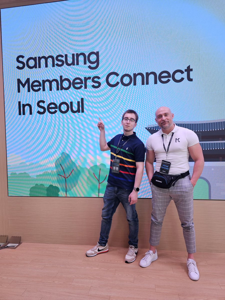 mirudo24's tweet photo. Day 1 with Samsung on #SamsungMembersConnect

#SamsungMembersConnect @SamsungPolska #SamsungMembers #withGalaxy #SamsungEvent #GalaxyS23Ultra #SamsungAmbassador #SamsungMembersStars #Samsung #SamsungCommunity #SharetheEpic #SamsungGalaxy

#Korea #SouthKorea #Seoul https://t.co/ez6wiKTzp3