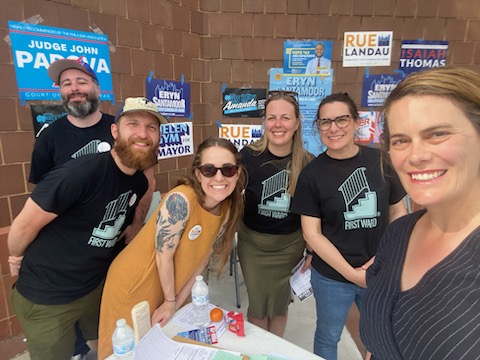 I 💙 Election Day! Thank you to all the dedicated committee people for making sure voters are informed and engaged! Let's bring this home!