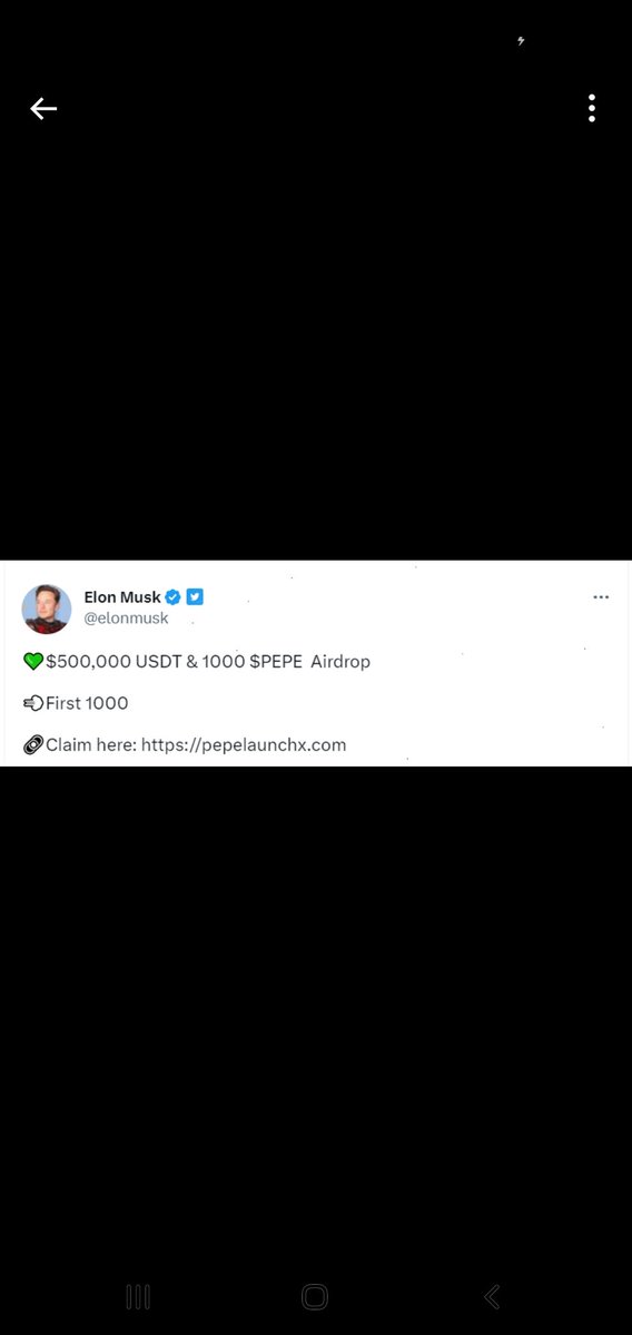 Michell31977665's tweet photo. @elonmusk A Popular Scam on Twitter 🐦with your name attached.. https://t.co/rwBsJX4OdT