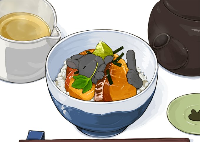 「plate rice bowl」 illustration images(Latest)