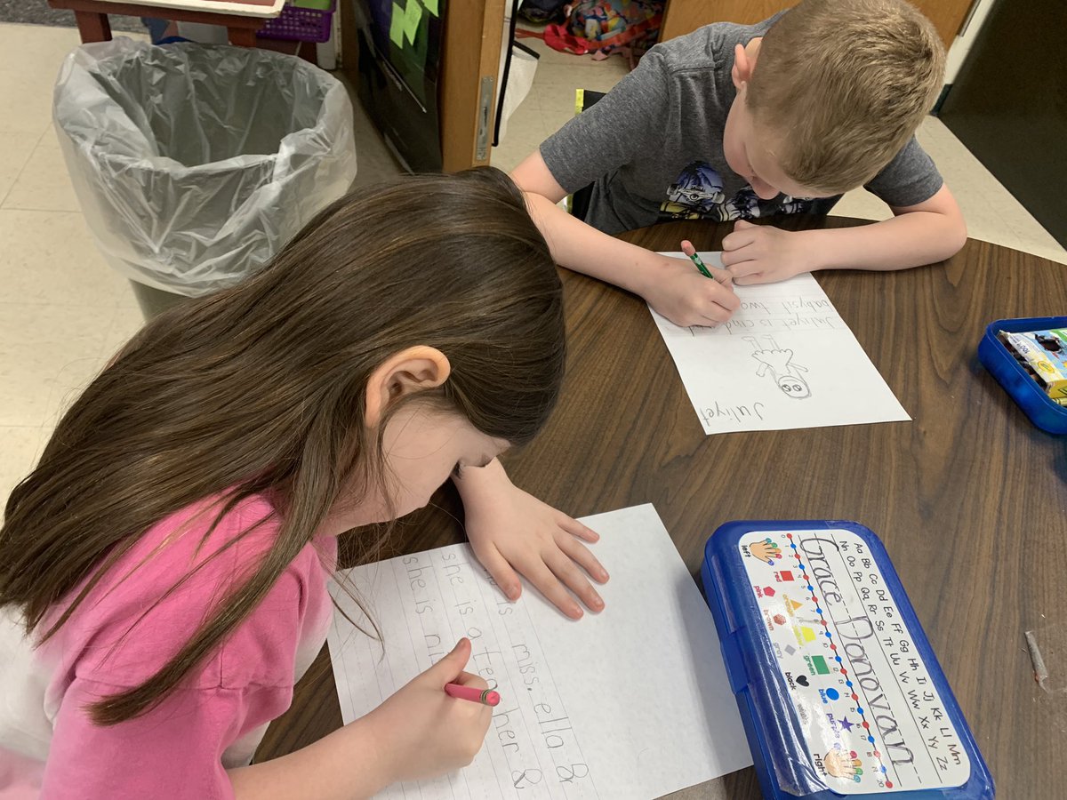 Creating some amazing realistic fiction characters! Can’t wait to see what stories they will write! #Hubbard_school