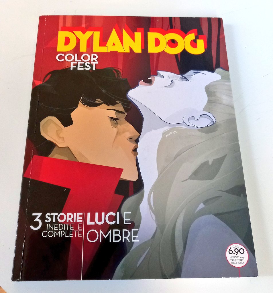 Per fortuna c'è il Color Fest ... copertina e disegnj del bravissimo Francesco Dossena.

#DylanDog #ColorFest  #FrancescoDossena #RobertoRecchioni #QualcosaDiRosso #AliquidRubrum #RossoDispera #RossoSconforto