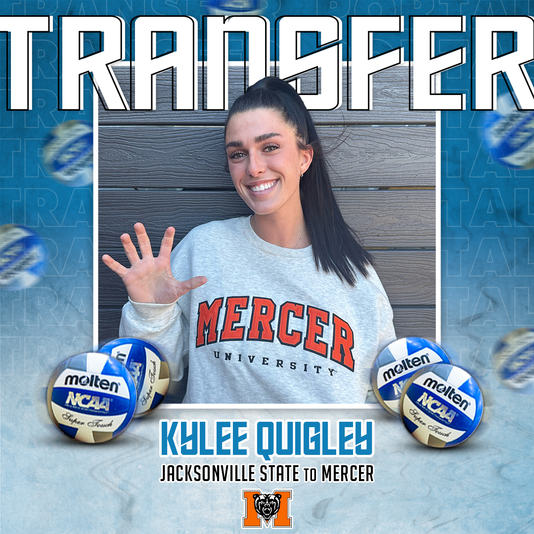 𝗧𝗿𝗮𝗻𝘀𝗳𝗲𝗿

✏️: Kylee Quigley
🏐: Outside Hitter
🎓: Graduate Student
⬅️: Jacksonville State
➡️: <a href="/MercerBearsVB/">MercerBearsVB</a>
🐥: <a href="/kydizzle/">kylee quigley</a>

#CollegeVBTransfers | #NCAAWVB