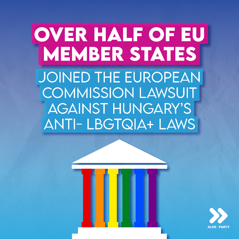 ALDEParty's tweet photo. 🏳️‍🌈 🏳️‍⚧️ Liberals are breaking down the barriers towards a true LGBTQIA+ freedom zone in Europe. Because love is a terrible thing to hate! 

We’re proud to fight for LGBTQIA+ rights and freedoms, today on #IDAHOBIT and every day. Find out more ⬇️