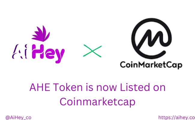 AiHey_co's tweet photo. Get your $AHE before it's late !🚀
Ai Hey is officially listed on @CoinMarketCap 🎉
🌟🌟🌟Add us on watchlist: https://t.co/sXMwl9obcq
Add us on your portfolio Longterm🤑
@aihey_co @arbitrum @CamelotDEX #CoinMarketCap #CryptoCommunity #Ledger #AI #HeyGenerator #HeyChat https://t.co/kKYzxxDpB0