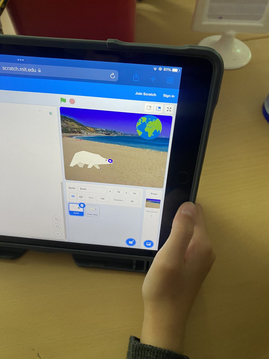 Kimjm's tweet image. P4b had a great time coding along with @BarefootComp today. They enjoyed created their own codes too. #Sustainability #coding #computingscience #CSScot23 @KnightswoodP