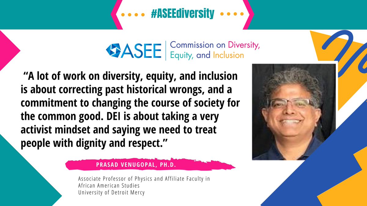 ICYMI: Read our Scholar Spotlight featuring Dr. Prasad Venugopal Don't miss our latest scholar spotlight featuring Dr. Prasad Venugopal! #ASEEIncludes diversity.asee.org/deicommittee/2…