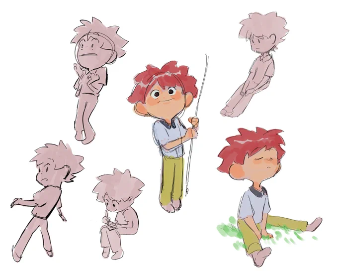 Some early character exploration of Caz