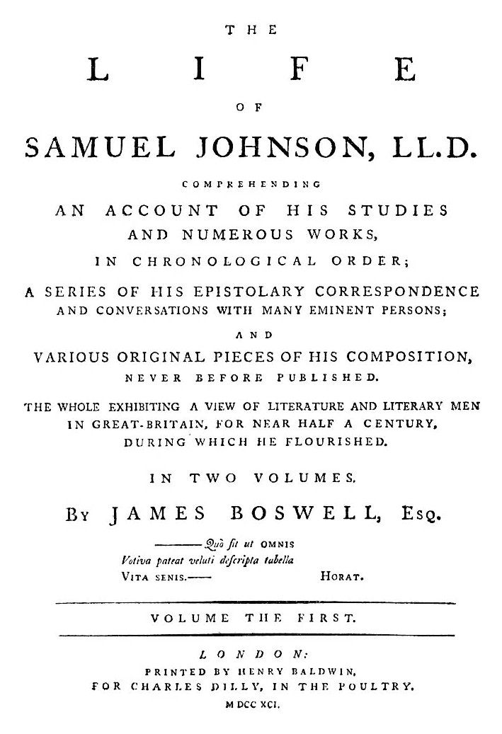 SamJohnsonSoc's tweet photo. On 16 May 1763, James Boswell finally realised his ambition to meet Samuel Johnson, at Thomas Davies’s bookshop on Russell Street in Covent Garden. Boswell’s The Life of Samuel Johnson, LL. D. was first published on 16 May 1791, the date being chosen to commemorate their meeting. https://t.co/g2kI1ajYxB