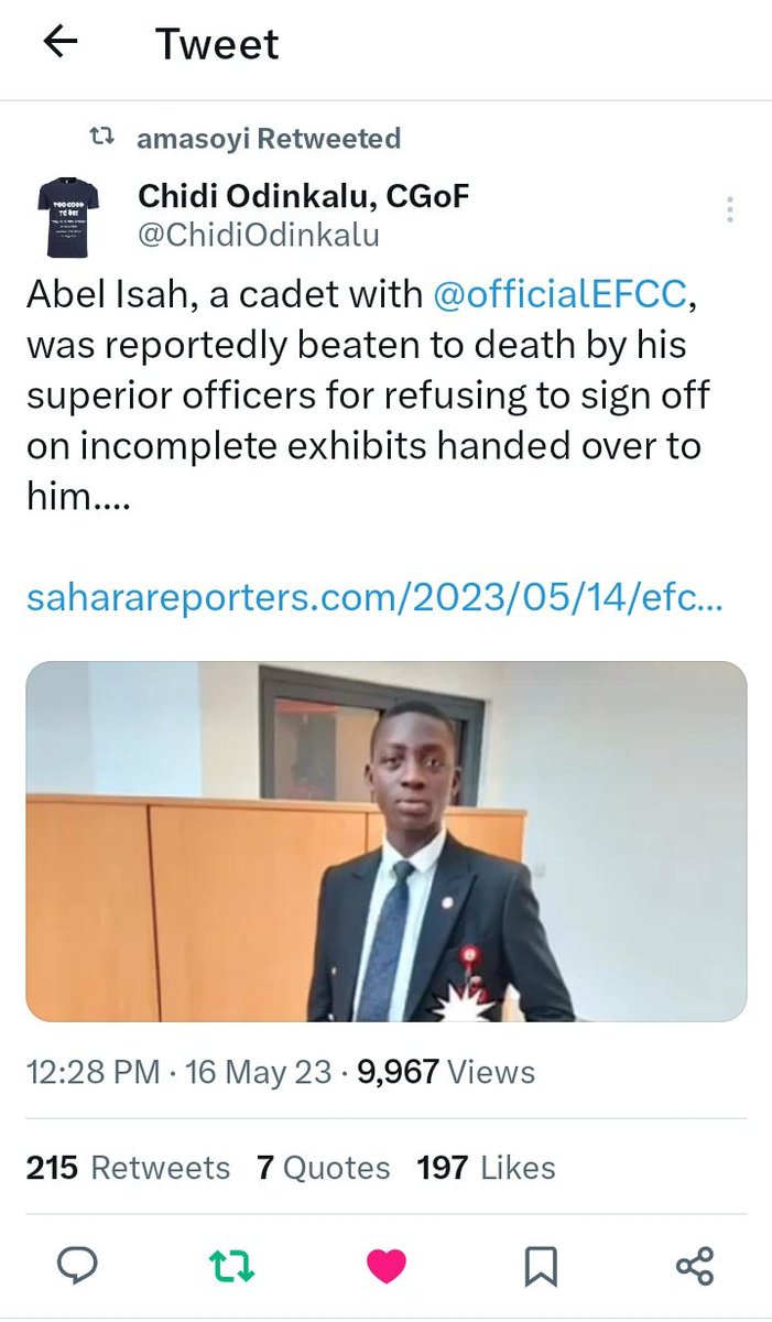<a href="/abati1990/">Reuben Abati</a> This is the real news. His death must not be in vain.