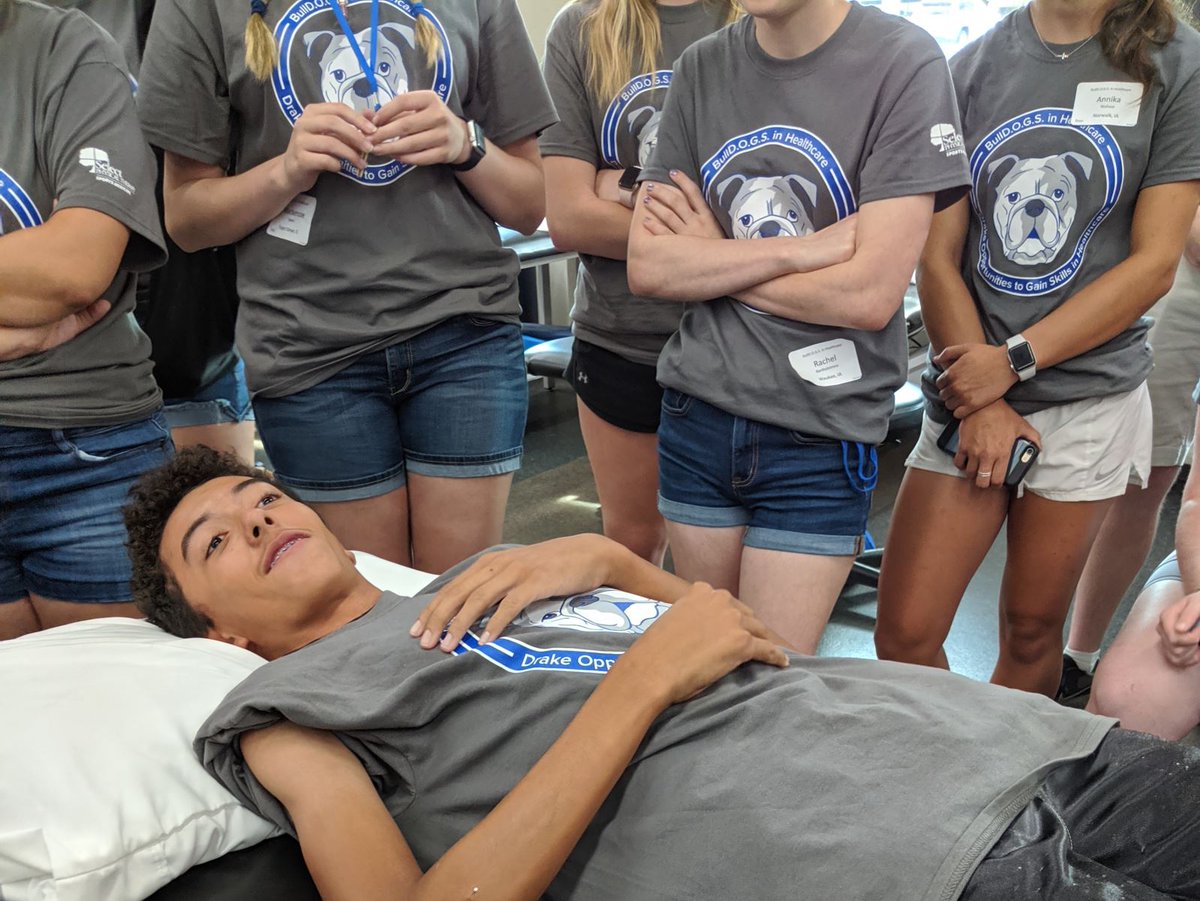 BullD.O.G.S. in Healthcare is a Drake University program (July 27-29) that will introduce high school students to careers in health professions. Iowa Heart Foundation is coordinating a field trip to explore careers in cardiology as a part of the program!  tinyurl.com/2y8uajrm