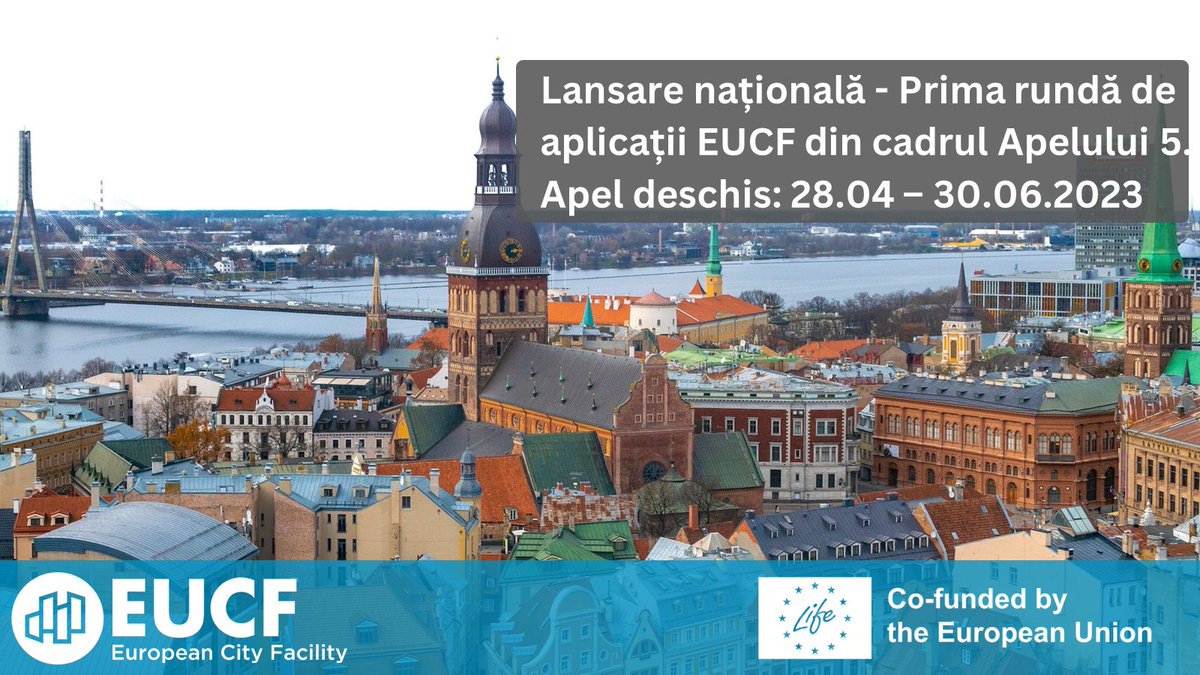🪧 Webinar lansare națională Prima rundă de aplicații EUCF în cadrul Apelului 5.
📅18 mai, ora 10.00
Detalii: alea.ro/eucf/eucf-lans…
Veți afla despre EUCF, procesul de aplicare și despre instrumente de finanțare disponibile la nivel național pentru proiecte în energie durabilă.