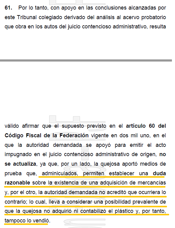 murguia_gerardo's tweet photo. Sabías que... la "duda razonable" opera también en materia fiscal, les comparto este interesantísimo criterio del Magistrado Jean Claude Tron Petit, el cual puede ser de suma utilidad probatoria y argumentativa👇👇 https://t.co/POU0aqw42d