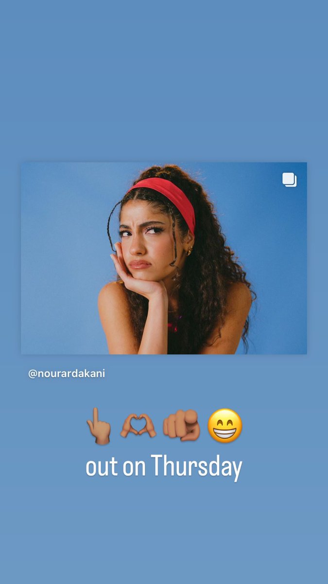 NourBrasil's tweet photo. A nova música está quase aí! 

“Sai na Quinta-Feira”

— Nour Ardakani HQ via Instagram Stories. https://t.co/4aY6rFyY7K