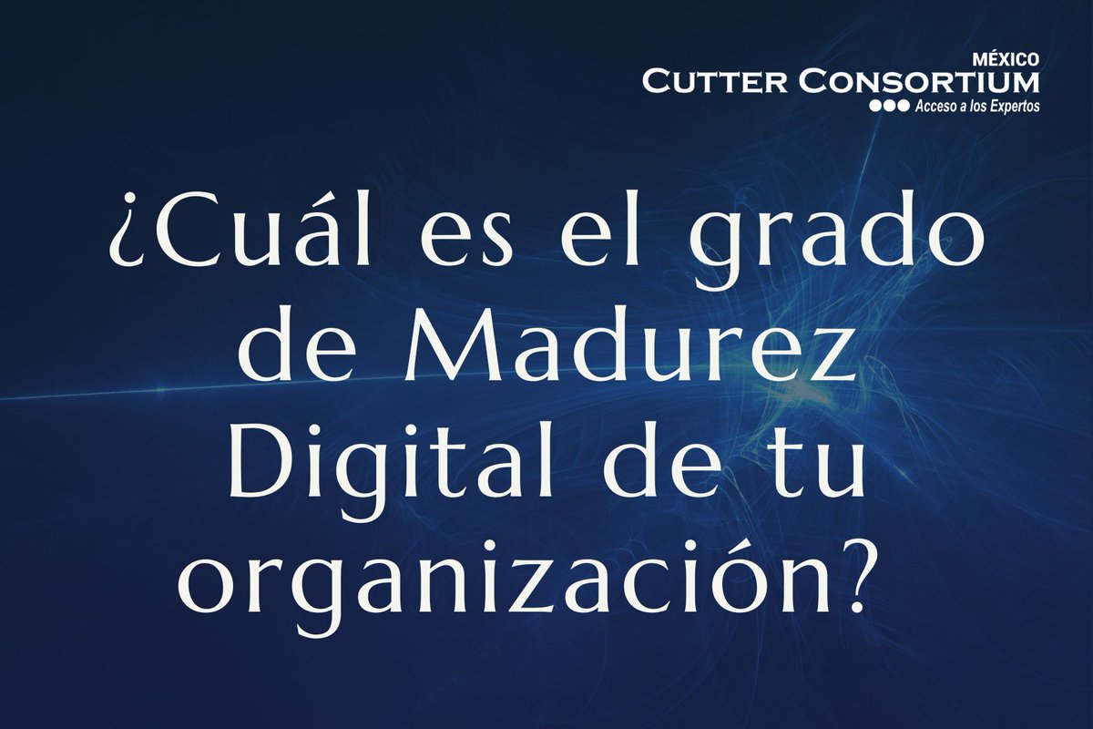 Cutter Consortium México tweet media