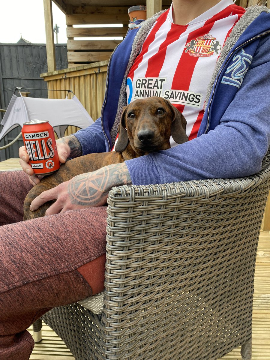 Mac the Mackem getting ready for tonight! #HawayTheLads #SAFC <a href="/SunderlandAFC/">Sunderland AFC</a>