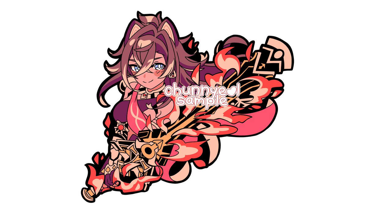 「Dehya」|Chunn 🍊 (⌯'▾'⌯)のイラスト
