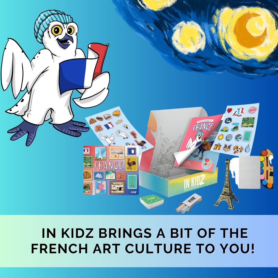 'French art is an important part of French culture. France can fairly be said to have been a leader in the development of art in different forms.' ~from Paris Tourism. What are your favorite art pieces from different cultures? #inkidzco #arts #dei #francekit #culturekit