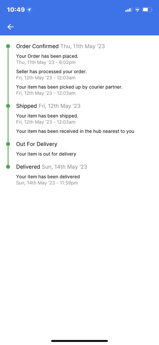 Shudhanshu0701's tweet photo. @flipkartsupport order id 
OD328067081160834100 I ordered ac recently on 11th may and it is showing delivered now while I haven’t received the Ac. The order was prepaid how can you mark it delivered without delivering it? Really disappointing. https://t.co/5VWQxwYvo6