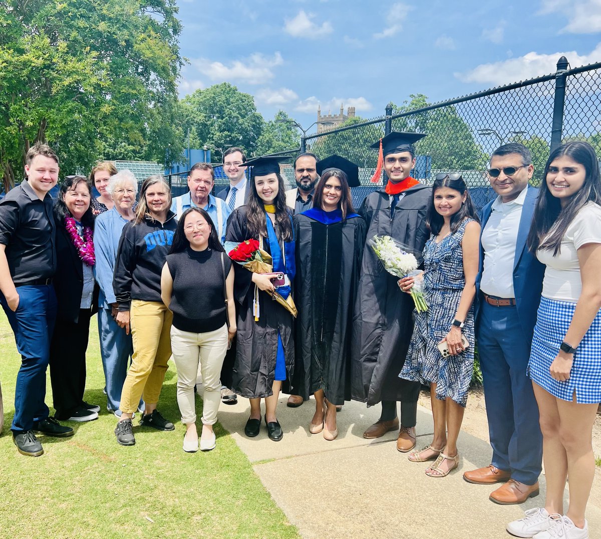 4dukeibc's tweet photo. The Devi Laboratory congratulates IBC trainees Alex Bennion and Kush Gulati on their graduation from Duke University! @DukeCancer @Duke_CTSI @TerryLynnArnold @ACSCAN @DukeSurgery @DukeTrinity @DukeEngineering @DukeAPPLI @DukePathDept @DukeBiology https://t.co/HmzUIvRquE
