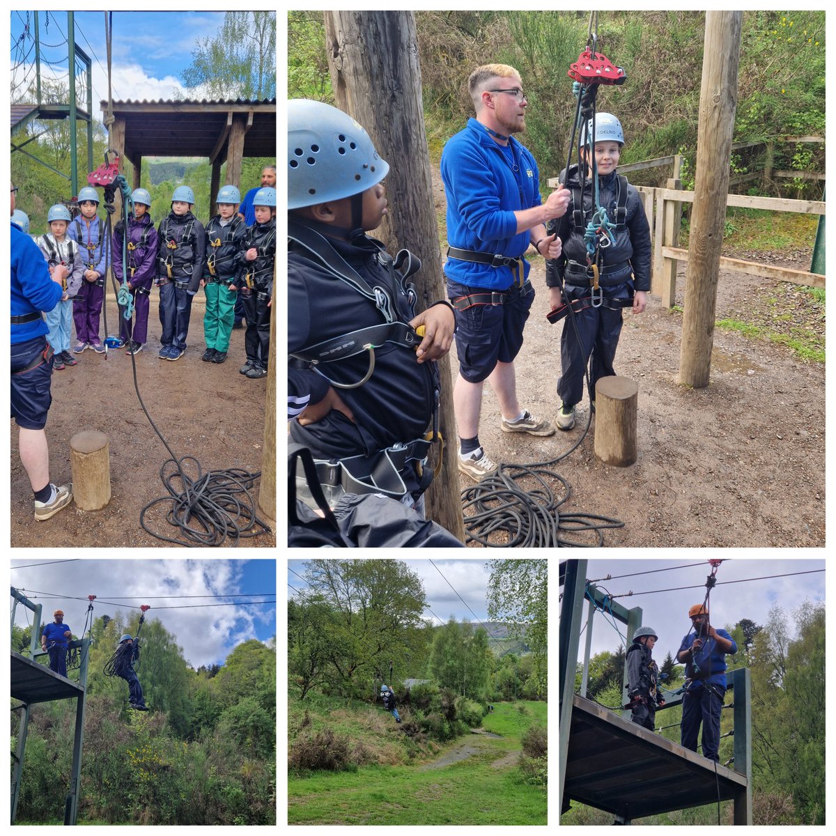 EloffMrs's tweet photo. Mrs Eloff spent time with Group 2 today! We did orientering, tree climbing, zip lining and problem solving. It was loads of fun and I am sure we will have some tired pupils tonight! @DanestoneP https://t.co/fAbhxVrgrM
