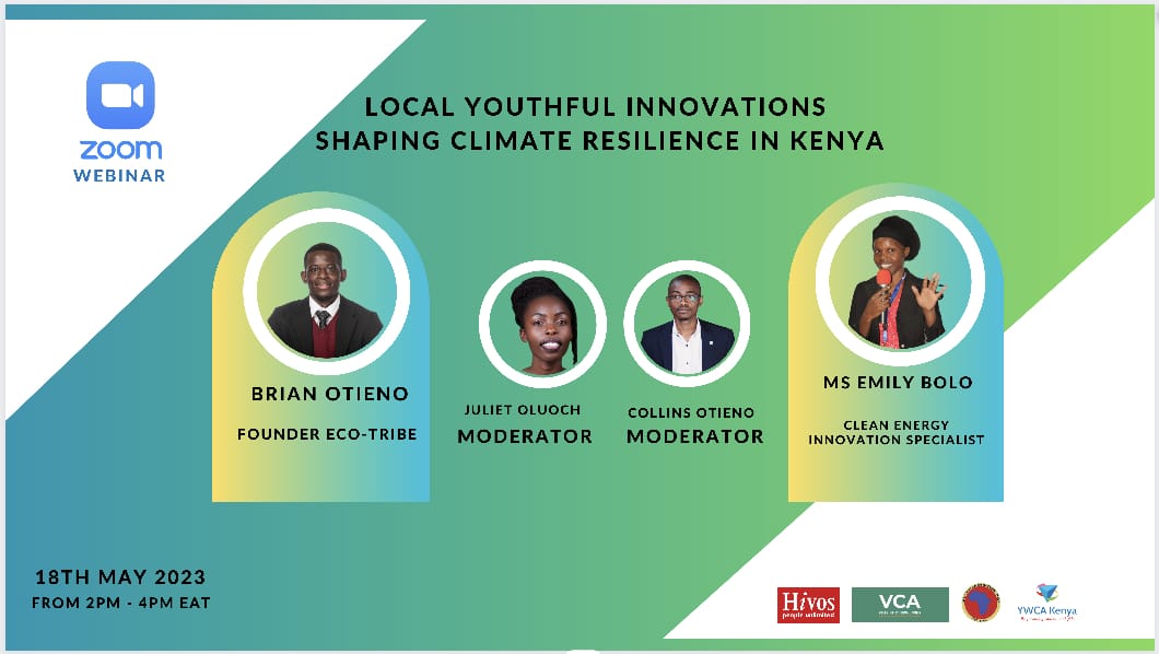 We have an upcoming webinar on local youthfull innovations shaping climate resilience in Kenya on zoom below and will share the link
#Inclusion4climatejustice
#Voices4climateKE
#FinancingTheFuture