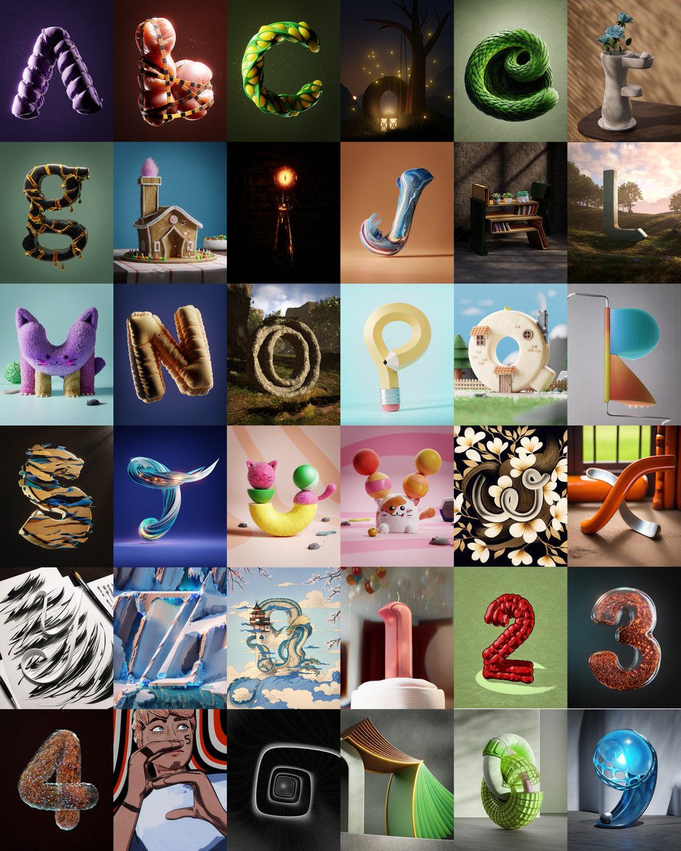 36 Days of Type 2023 done! 
This year was a lot of fun, I got to try out and learn so many things I wouldn't have. Thank you so much to everyone who collaborated with me- <a href="/divyatakart/">Divya Tak</a> <a href="/ParinishthaY/">parinishtha</a> <a href="/katiyaji/">Garima Katiya</a> <a href="/Svojpoj/">ogi</a> and <a href="/scenerena/">Serena Dhillon</a> 
<a href="/36daysoftype/">36 Days of Type</a>