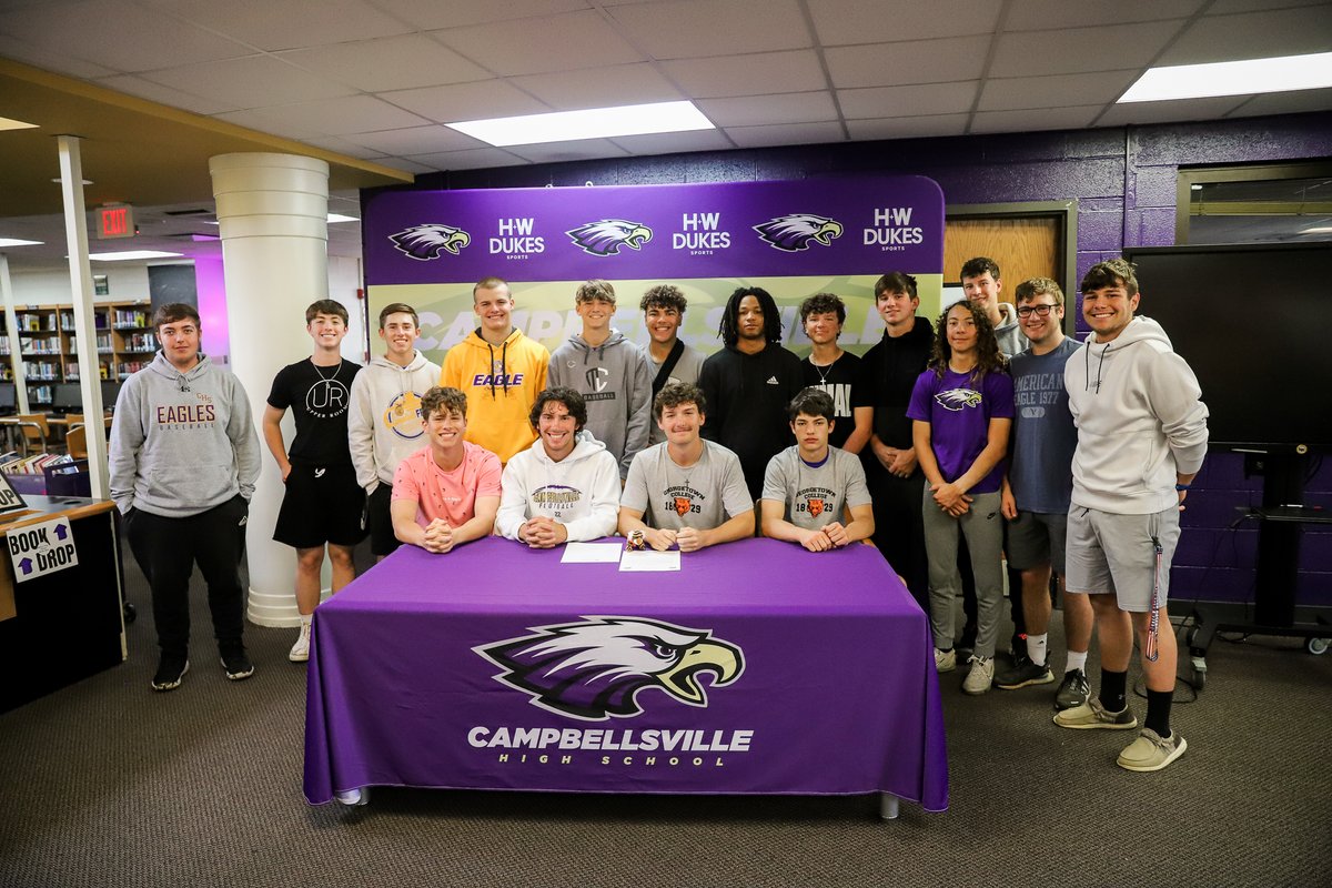 We want to congratulate Senior, Levi Austin, on signing to play baseball at Georgetown College! We are all proud of you for your hard work and dedication in the classroom and on the field! We look forward to seeing you compete at the next level! 
#eaglepride #changinglives