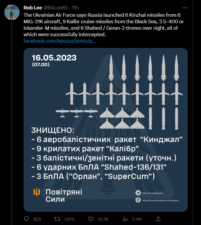 GeromanAT's tweet photo. How it started...
"all missiles intercepted"
(one by a patriot itself ) https://t.co/CbNSlSXfjG