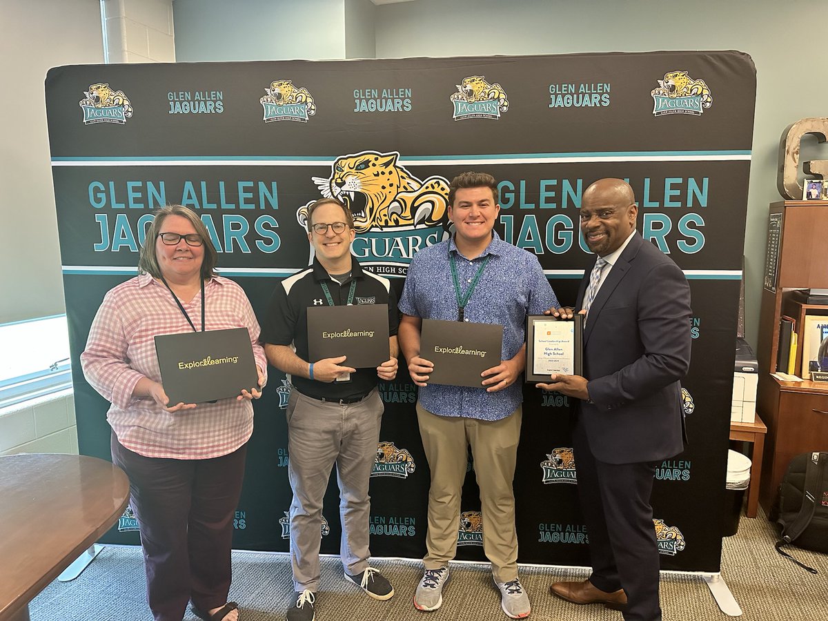 Glen Allen HS (@gahs_official) on Twitter photo GAHS & 4 of our Science teachers won a School Leadership Award from ExploreLearning! Great job Mrs. Genova, Mr. Hall, Mr. Blanton, and Mrs. Khan (not pictured) <a href="/EricDoesScience/">Eric Byers, NBCT</a> <a href="/ExploreLearning/">ExploreLearning</a> <a href="/HCPS_Innovates/">HCPS Innovative Learning</a> <a href="/principal_dport/">GAHS Principal D-port</a> GAHS & 4 of our Science teachers won a School Leadership Award from ExploreLearning! Great job Mrs. Genova, Mr. Hall, Mr. Blanton, and Mrs. Khan (not pictured) <a href="/EricDoesScience/">Eric Byers, NBCT</a> <a href="/ExploreLearning/">ExploreLearning</a> <a href="/HCPS_Innovates/">HCPS Innovative Learning</a> <a href="/principal_dport/">GAHS Principal D-port</a>