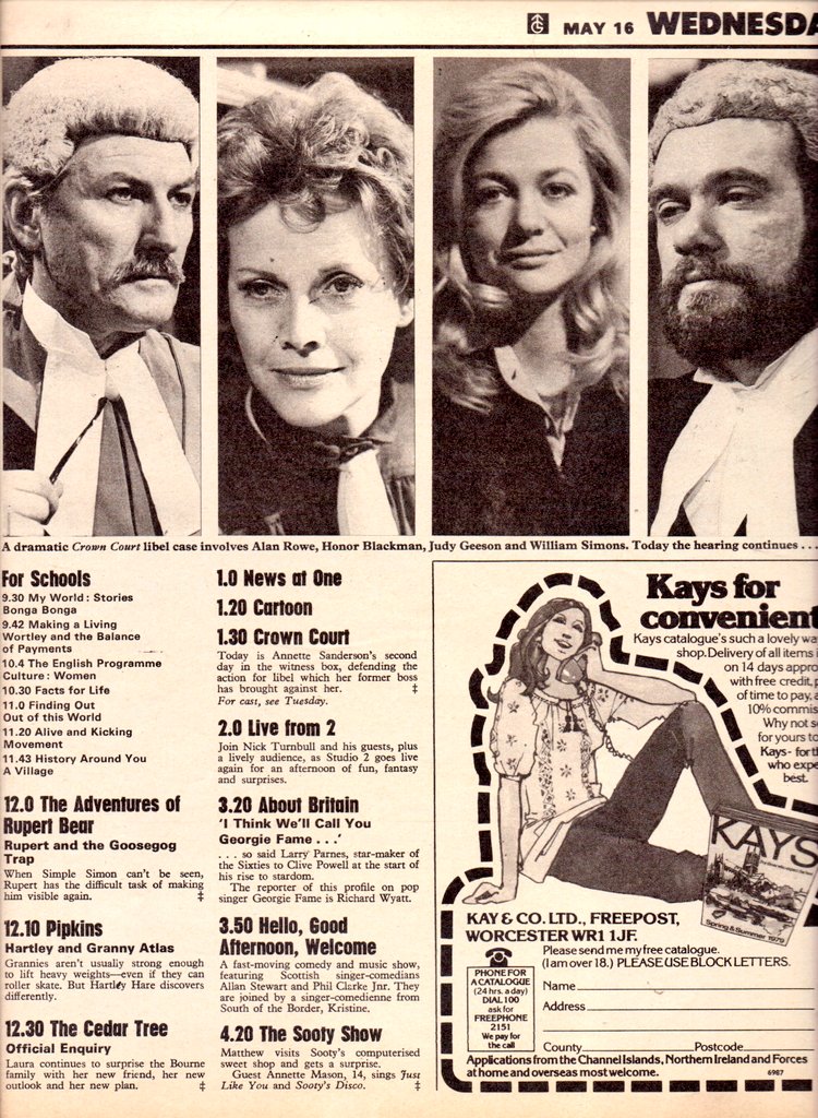 Graeme Wood On Twitter TV 16 5 79 ITV 3 50 Hello Good Afternoon graeme-wood-on-twitter-tv-16-5-79-itv-3-50-hello-good-afternoon