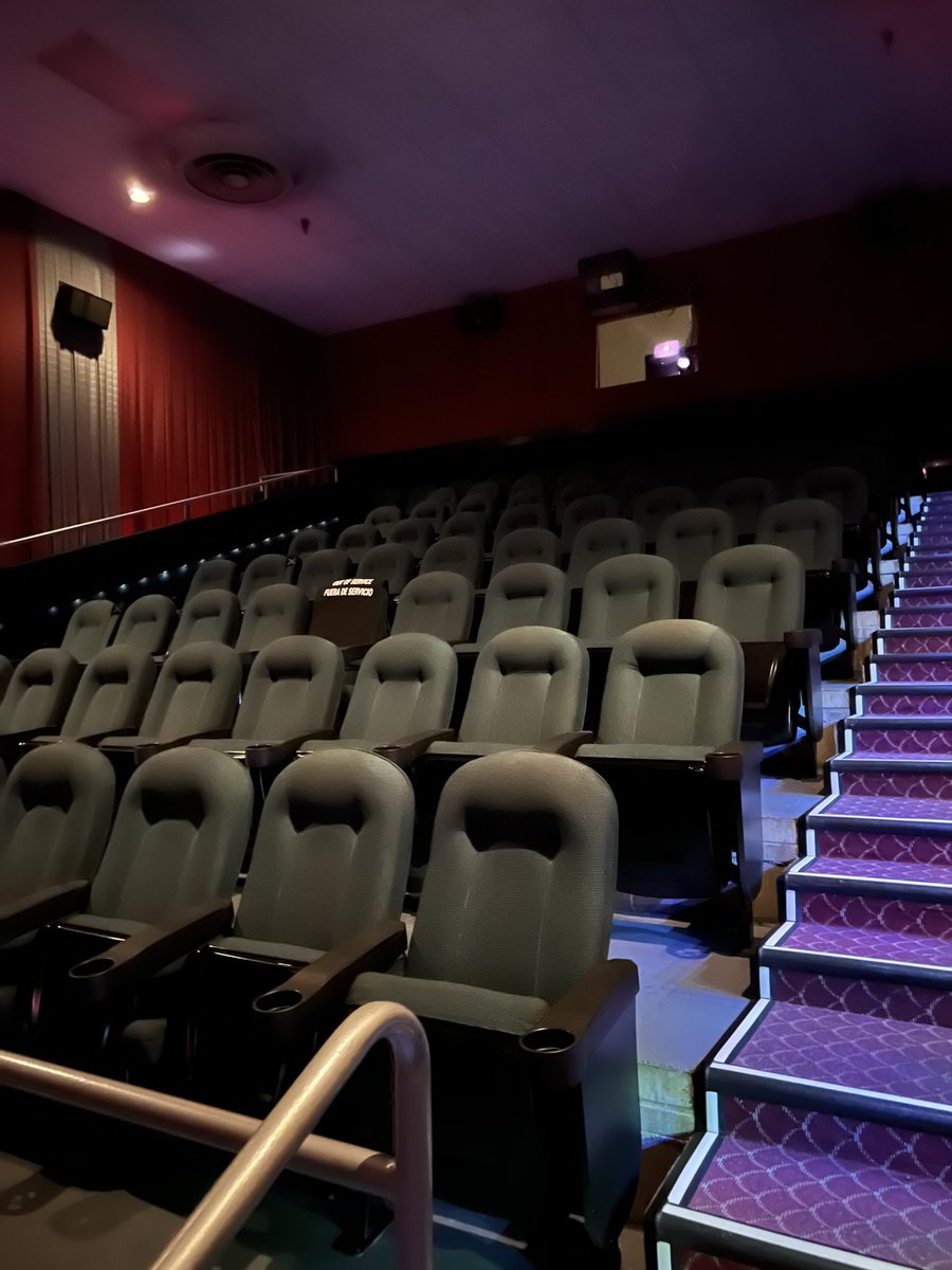 kmshef's tweet photo. Just unhinged enough to go see Evil Dead Rise alone, I’m the only one in the theater. 😵‍💫 https://t.co/NOpkTlM2H6