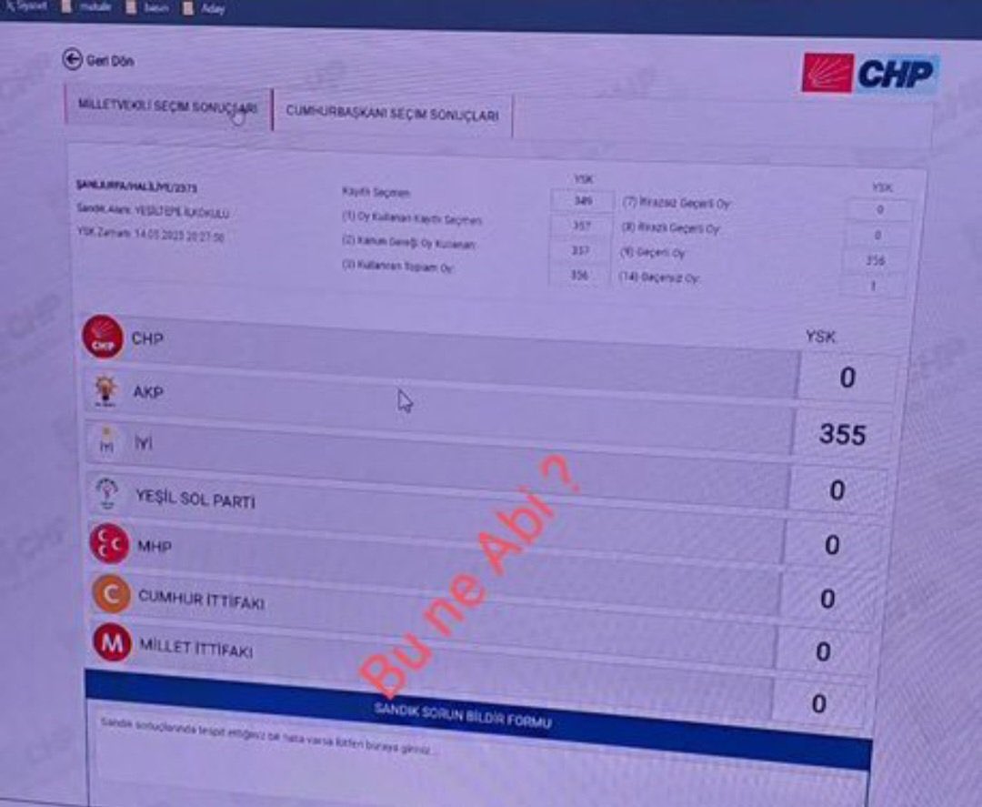 Erdoğanın oyu %49 DEĞİL