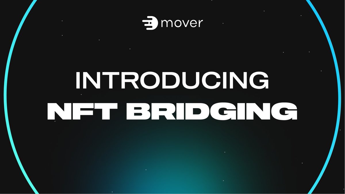 🌐 We understand the value of NFT bridging technology and proudly position ourselves in the forefront of NFT bridging with Mover's unique and incredibly fast cross-chain capability. 

Mover team knows... ⤵️