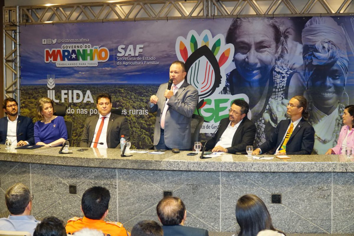 sistemasafma's tweet photo. Com investimento de US$ 37 milhões de dólares, o @GovernoMA e o @IFAD lançaram o Projeto Amazônico de Gestão Sustentável (Pages) que irá beneficiar 80 mil pessoas do campo.

O Pages visa contribuir com a conservação do bioma amazônico e fortalecer a agricultura familiar.

#safma https://t.co/whAOxzMBqP