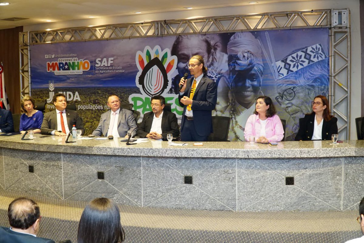 sistemasafma's tweet photo. Com investimento de US$ 37 milhões de dólares, o @GovernoMA e o @IFAD lançaram o Projeto Amazônico de Gestão Sustentável (Pages) que irá beneficiar 80 mil pessoas do campo.

O Pages visa contribuir com a conservação do bioma amazônico e fortalecer a agricultura familiar.

#safma https://t.co/whAOxzMBqP