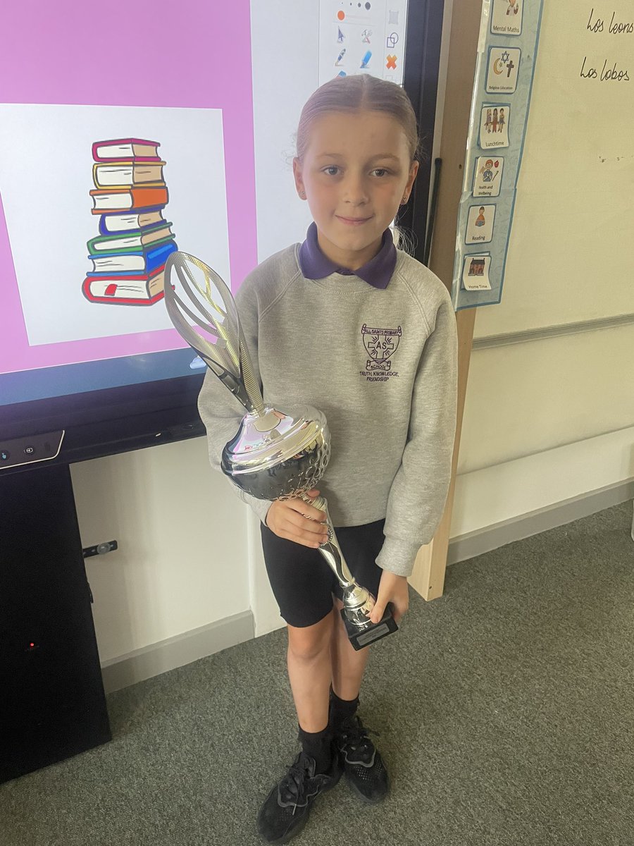 missmcdade_'s tweet photo. Another trophy for another All Saints Star! There is such amazing talent in our school 😊 https://t.co/y4aCj5xS6W