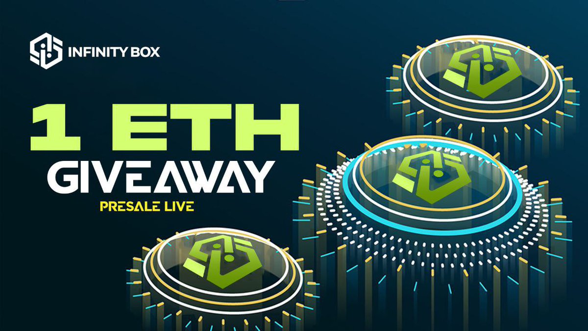 InfinityBox_'s tweet image. Presale Live! The contribution is limited! 🔥

🎁 1 ETH Giveaway:

👉 RT+Like
👉 Comment your BEP-20 Address
👉 Mention your 3 Friends 
👉 Follow @InfinityBox_

✅ Presale: pinksale.finance/launchpad/0x09…

#INFINITYBOX #ETH #PRESALE #PINKSALE #GIVEAWAY