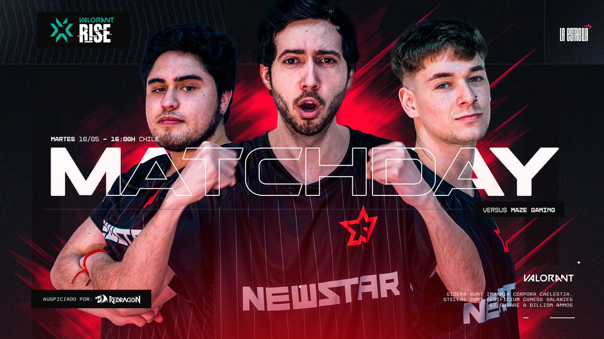 🛑 ¡A todo o nada!

Nos enfrentamos a los toritos 🆚 <a href="/MazeGamingLA/">Maze Gaming</a> para seguir avanzando en el bracket. La fe está intacta 🫡.

⏰ 16:00

#LaEstrella⭐️ #BoraNewstar